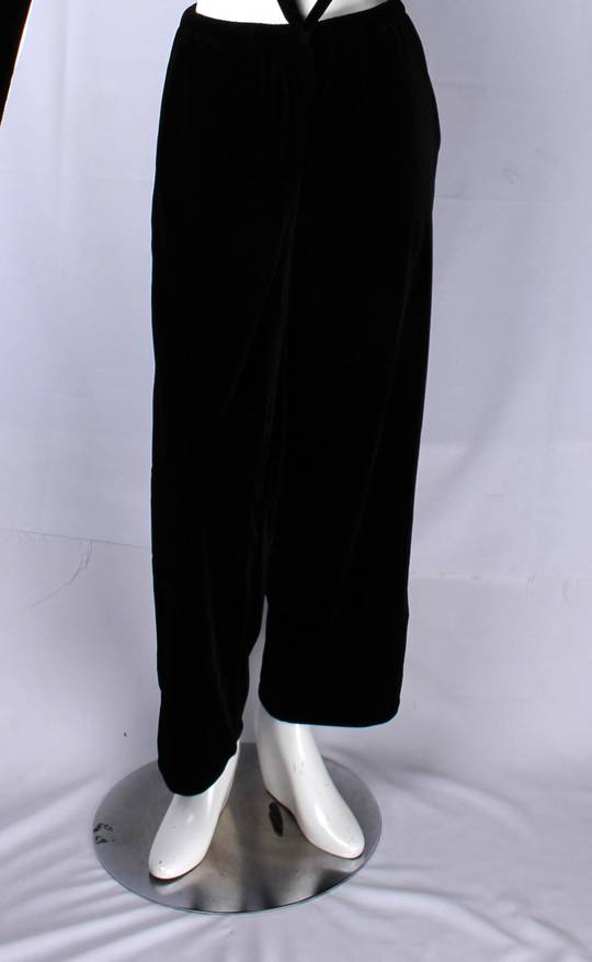 ALICE & LILY winter warm velvet pants black Sizes S,M,L,XL. STYLE: AL/530/PANT/BLK
